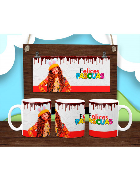 PLANTILLAS TAZA PASCUAS INFANTILES KINDER 2025