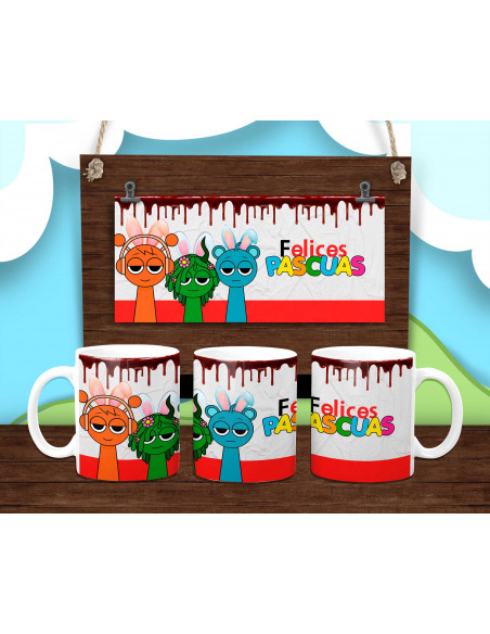 PLANTILLAS TAZA PASCUAS INFANTILES KINDER 2025