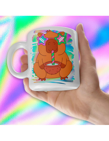 PLANTILLAS TAZAS CAPYBARA CARPINCHO