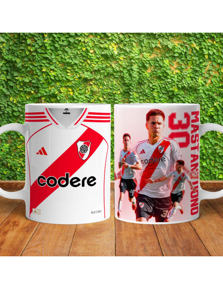 PLANTILLAS TAZAS FRANCO MASTANTUONO RIVER PLATE