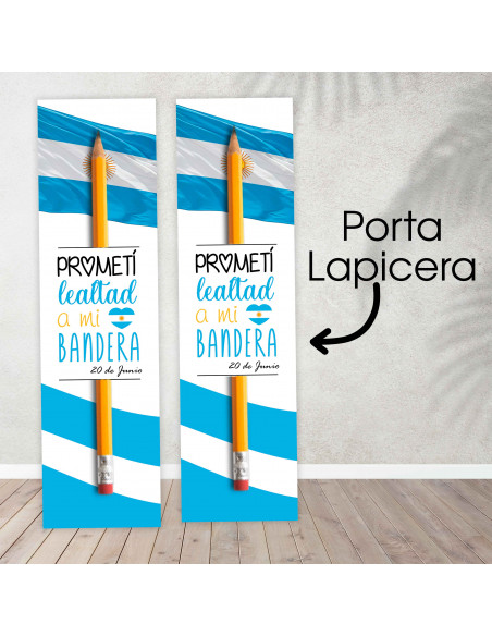 PLANTILLAS PORTA LAPICERA O LAPIZ LEALTAD A LA BANDERA