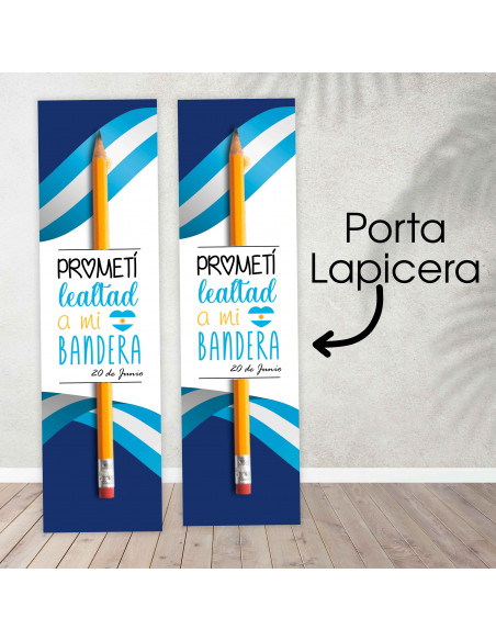 PLANTILLAS PORTA LAPICERA O LAPIZ LEALTAD A LA BANDERA