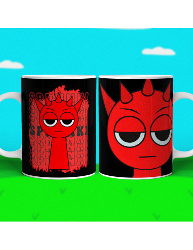 PLANTILLAS TAZAS SPRUNKI