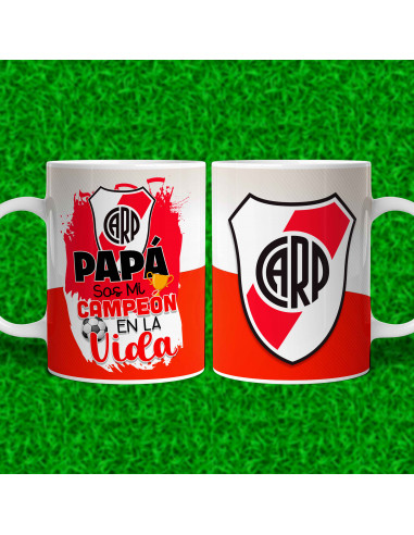 PLANTILLAS TAZAS DIA DEL PADRE FUTBOL