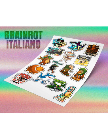 PLANTILLA STICKERS MEMES BRAINROT...