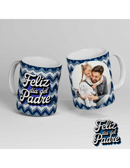 PLANTILLAS TAZAS DÍA DEL PADRE FOTOS 2025