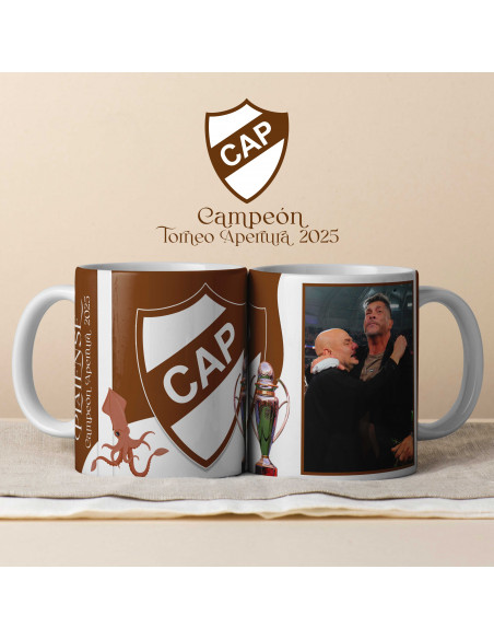 PLANTILLAS TAZAS PLATENSE CAMPEON 2025