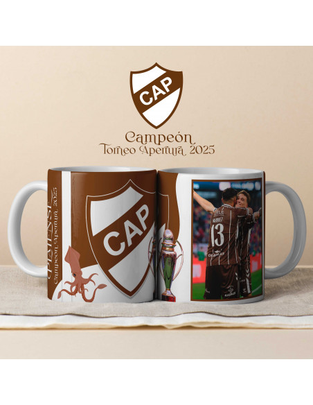 PLANTILLAS TAZAS PLATENSE CAMPEON 2025