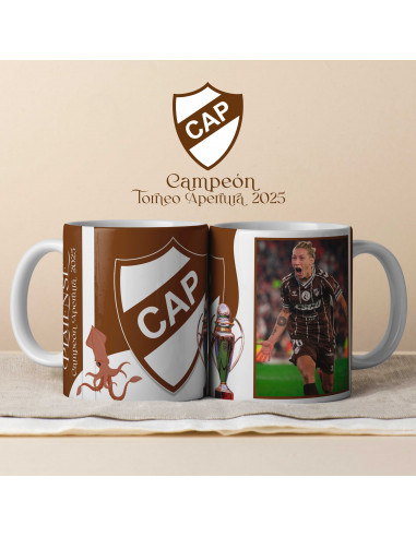 PLANTILLAS TAZAS PLATENSE CAMPEON 2025