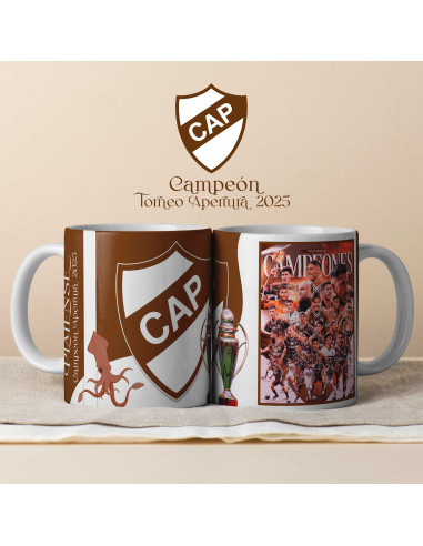 PLANTILLAS TAZAS PLATENSE CAMPEON 2025