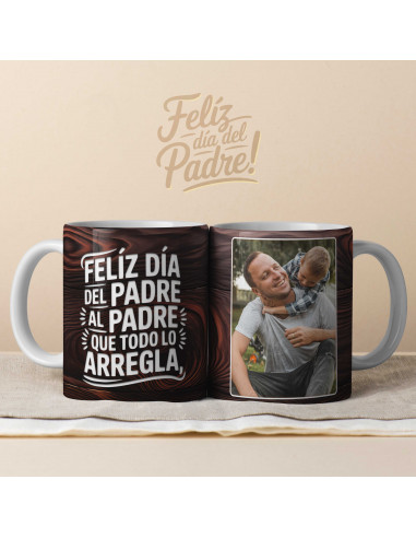 PLANTILLAS TAZAS ESTILO MADERA DÍA...