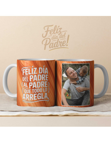 PLANTILLAS TAZAS ESTILO MADERA DÍA...