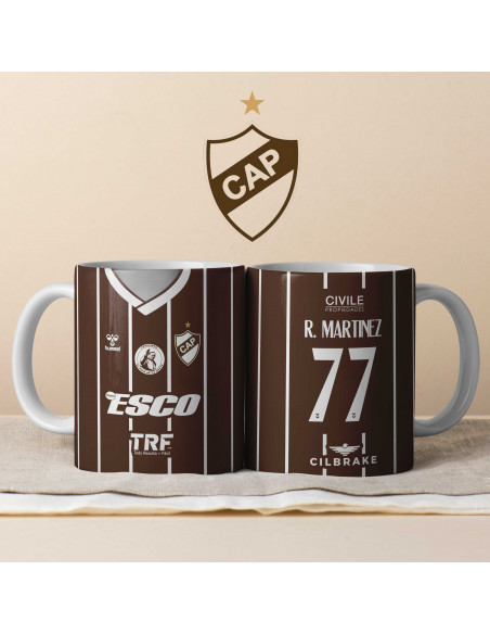PLANTILLA TAZA CAMISETA PLATENSE CAMPEON 2025