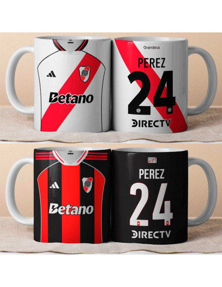PLANTILLAS PARA TAZAS CAMISETA PACK RIVER PLATE 2025 2026 | MUNDIAL DE CLUBES