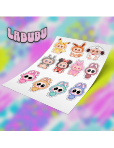 PLANTILLAS STICKERS LABUBU... 2