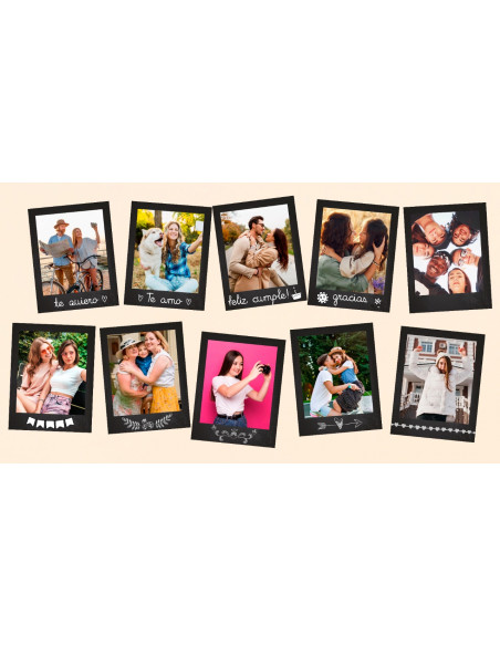 POLAROID + CAJITA PIZARRA