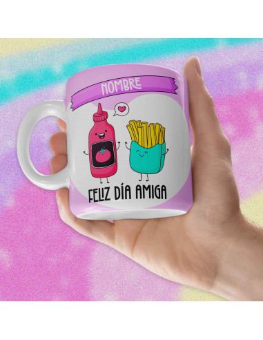 PLANTILLAS TAZAS DIA DEL AMIGO