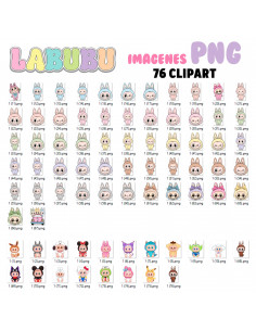 CLIPARTS IMAGENES PNG LABUBU 2