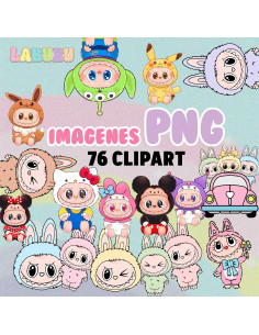 CLIPARTS IMAGENES PNG LABUBU