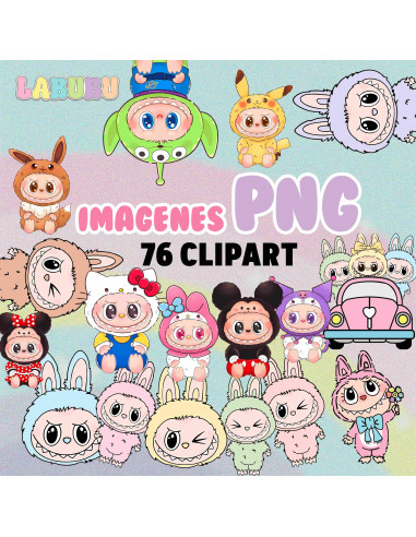 CLIPARTS IMAGENES PNG LABUBU