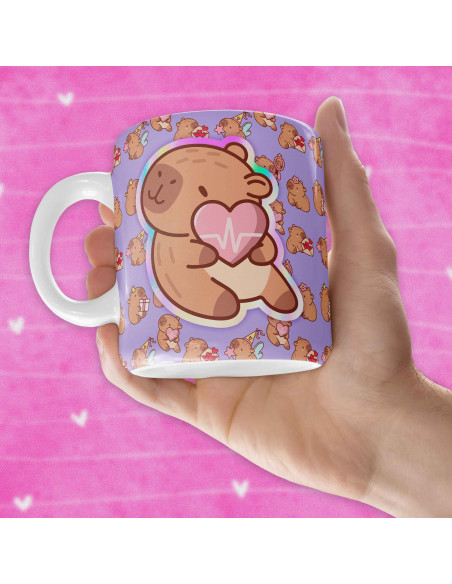 PLANTILLAS TAZAS CAPYBARA CARPINCHO CAPIBARA PACK 2