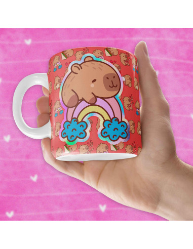 PLANTILLAS TAZAS CAPYBARA CARPINCHO...