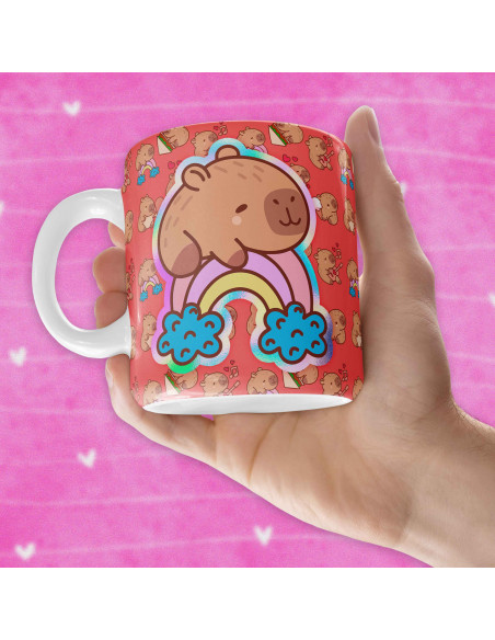 PLANTILLAS TAZAS CAPYBARA CARPINCHO CAPIBARA PACK 2