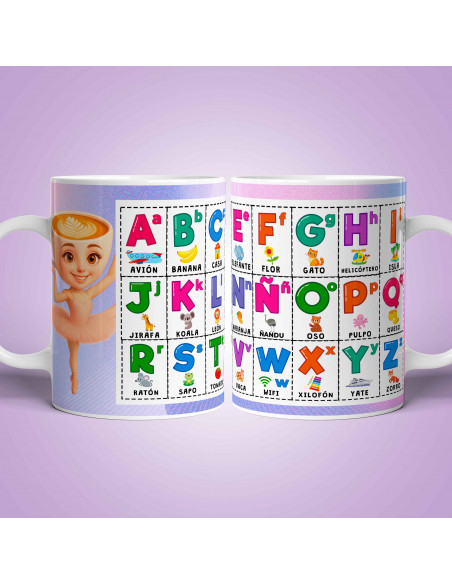 PLANTILLAS TAZAS ABC ABECEDARIO MEMES BRAINROT ITALIANOS