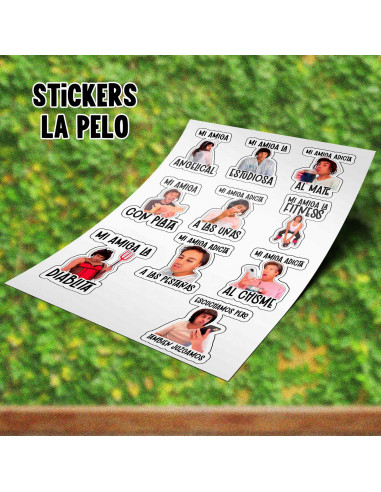 PLANTILLA STICKERS LA PELO PABLITO...