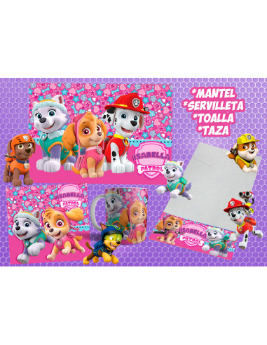 Pack Jardin - Paw Patrol Rosa
