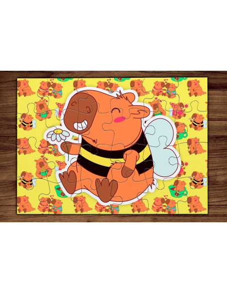 PLANTILLAS ROMPECABEZAS CAPYBARA CAPIBARA CARPINCHO