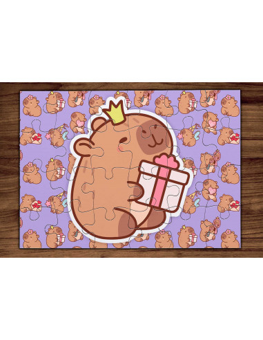 PLANTILLAS ROMPECABEZAS CAPYBARA...