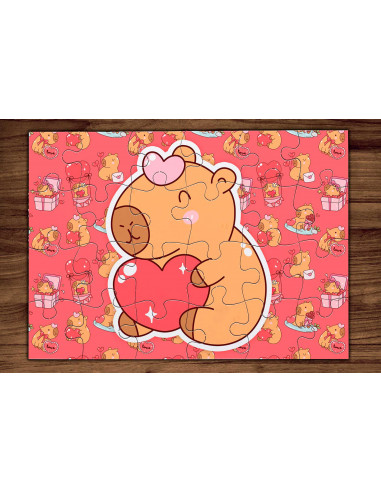 PLANTILLAS ROMPECABEZAS CAPYBARA...