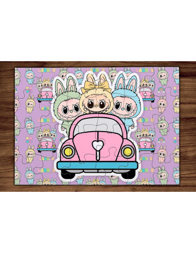 PLANTILLAS ROMPECABEZAS LABUBU