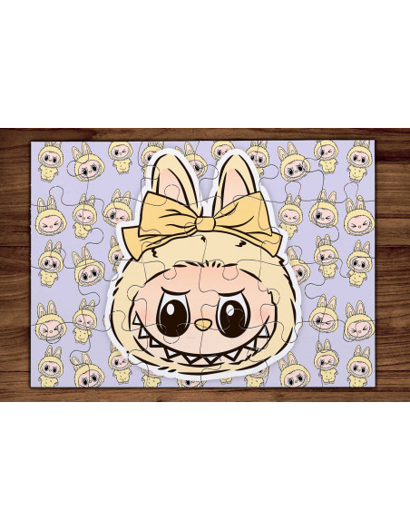 PLANTILLAS ROMPECABEZAS LABUBU