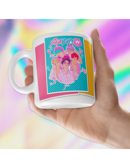 PLANTILLAS TAZAS GUERRERAS K POP DEMON HUNTERS