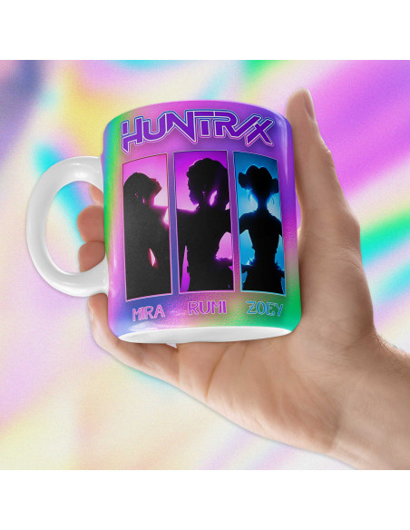 PLANTILLAS TAZAS GUERRERAS K POP DEMON HUNTERS