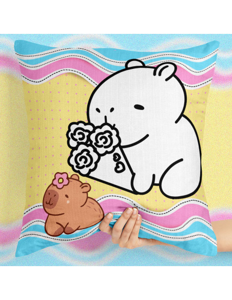 PLANTILLAS ALMOHADONES COLOREAR CAPYBARA CAPIBARA CARPINCHO