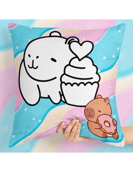 PLANTILLAS ALMOHADONES COLOREAR CAPYBARA CAPIBARA CARPINCHO