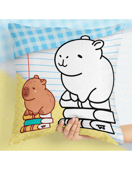 PLANTILLAS ALMOHADONES COLOREAR CAPYBARA CAPIBARA CARPINCHO