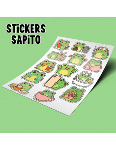 PLANTILLAS STICKERS SAPITO 2