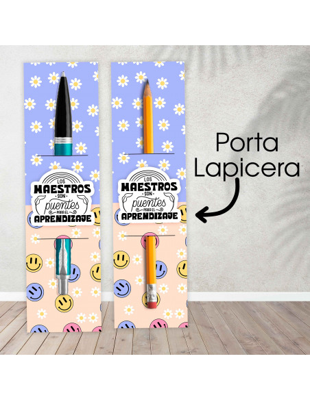 PLANTILLAS PORTA LAPICERA DIA DEL MAESTRO 2025