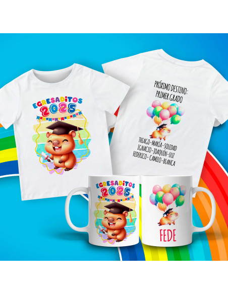 PLANTILLAS EGRESADITOS CAPYBARA CAPIBARA CARPINCHO