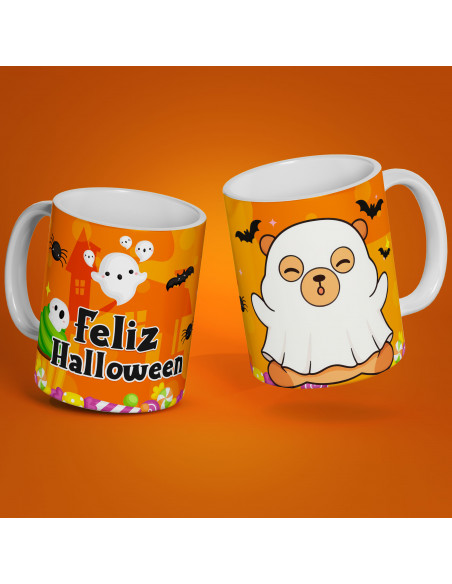 PLANTILLAS TAZAS HALLOWEEN CAPYBARA CAPIBARA CARPINCHO