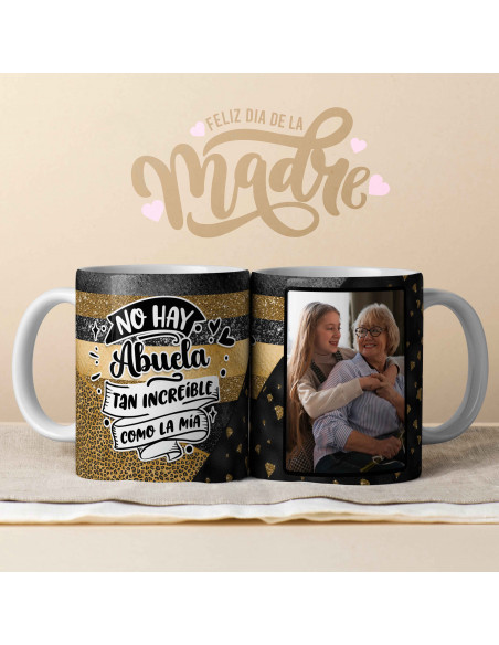 PLANTILLAS PARA TAZAS FOTOS DIA DE LA MADRE Y ABUELA 2025