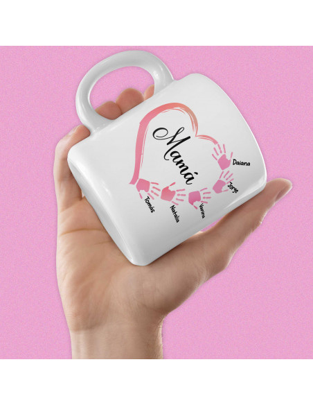 PLANTILLAS TAZAS MANOS 2025 DIA DE LA MADRE