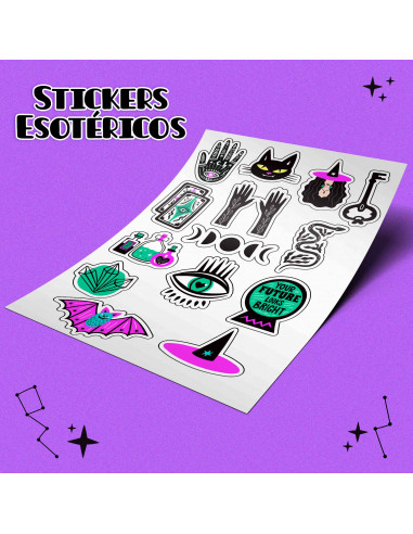 PLANTILLAS STICKERS ESOTÉRICOS