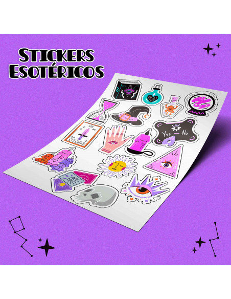 PLANTILLAS STICKERS ESOTÉRICOS