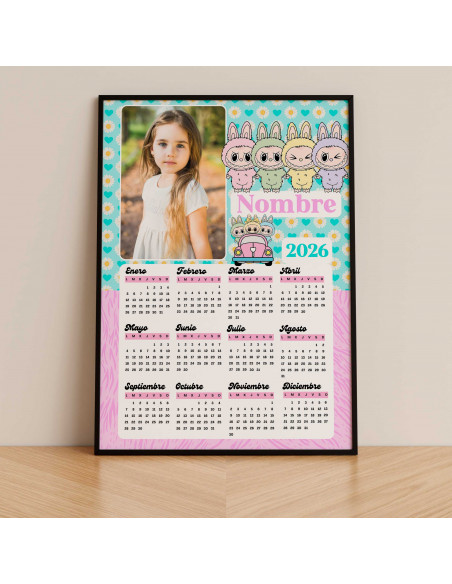 PLANTILLAS CALENDARIO 2026 PARA FOTO INFANTIL