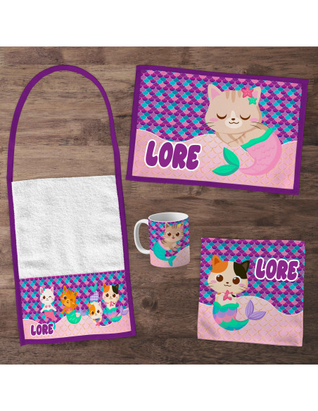 Pack Jardin - SET DE GATITO SIRENA